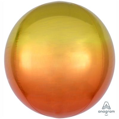 Anagram Orbz 40cm (16") Ombre Yellow & Orange