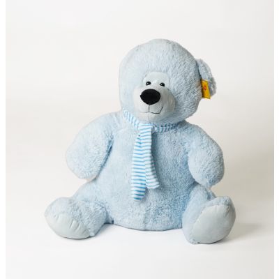 Plush Polar Bear 50cm Quality Soft Bear in Light Blue
