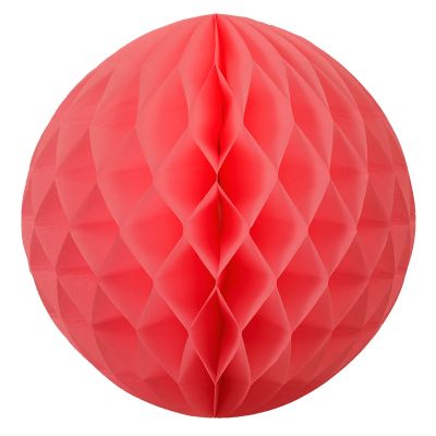 Honeycomb Ball 35cm Coral
