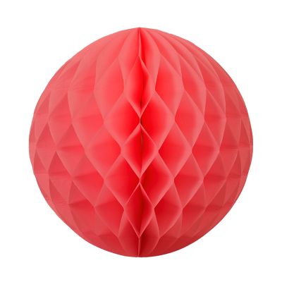 Honeycomb Ball 25cm Coral