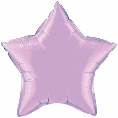 Qualatex Foil Solid Star 51cm (20") Pearl Lavender (Unpackaged)