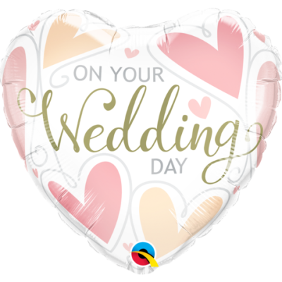 Qualatex Foil 45cm (18") On Your Wedding Day