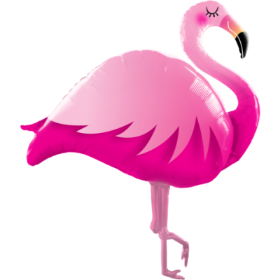 Qualatex Foil Shape 117cm (46") Pink Flamingo