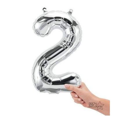 Northstar Foil 41cm (16&quot;) (Air-Fill) Silver Number 2