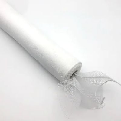 Mesh Fabric Roll Plain White 0.5m x 10m