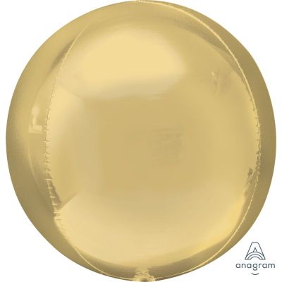 Anagram Solid Colour Orbz 40cm (16") White Gold
