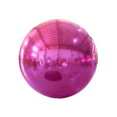 PVC Loon Balls 60cm (24") Metallic Hot Pink