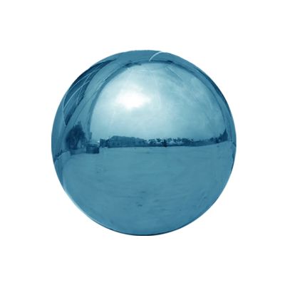 PVC Loon Balls 60cm (24") Metallic Light Blue