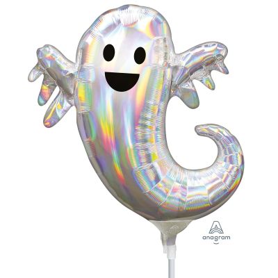 Anagram Microfoil 35cm (14") Holographic Iridescent Ghost - Air fill (unpackaged)