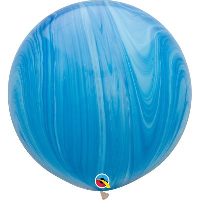Qualatex Latex 2/76cm (30") SuperAgate Blue Rainbow