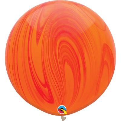 Qualatex Latex 2/76cm (30") SuperAgate Red / Orange