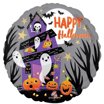 Anagram Foil 45cm (18") Happy Halloween Haunted House