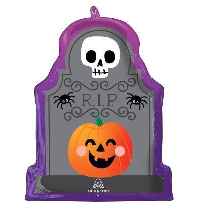 Anagram Foil Shape Fun & Spooky Tombstone RIP (38cm x 45cm)