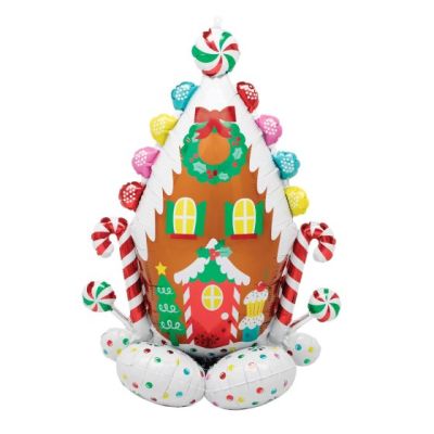 Anagram AirLoonz™ Gingerbread House (81cm x 129cm)