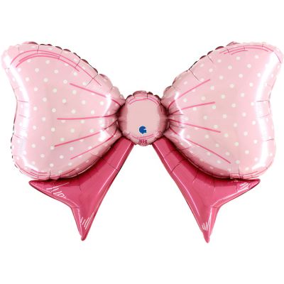 Grabo Foil Shape 89cm (35") Pink Bow
