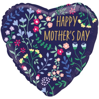 Anagram Foil 45cm (18") Happy Mother's Day Floral