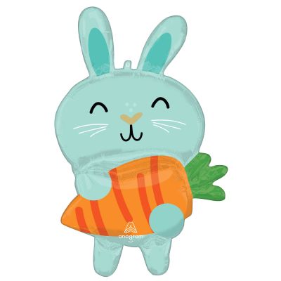 Anagram SuperShape XL Minty Bunny & Carrot (56cm x 86cm)