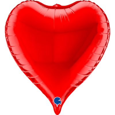 Grabo Foil 3D Heart Shape 58cm (23") Red