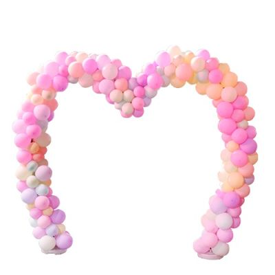 Balloon Heart Arch Stand indoor use only 2.7 Mt. high x 2.2 Mt. base to base