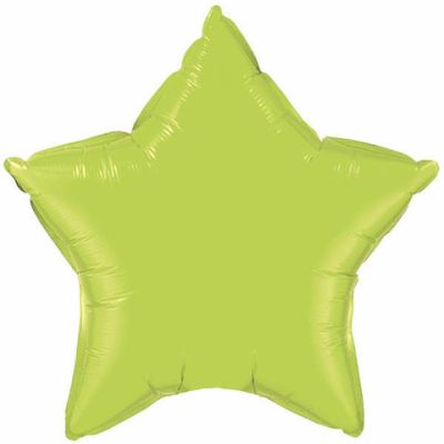 Qualatex Foil Solid Star 51cm (20") Lime Green (Unpackaged)