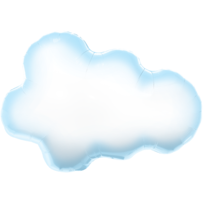 Qualatex Foil Shape 76cm (30") Puffy Cloud