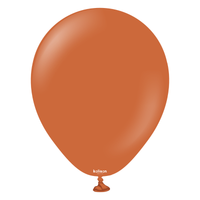 Kalisan Latex 100/12cm (5") Retro Rust Orange