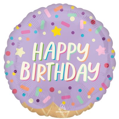 Anagram Foil 45cm (18") Ice Cream Party Birthday (2 Side Print)