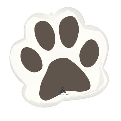 Anagram Foil SuperShape Pawsome Party Paw Print (58cm x 55cm)