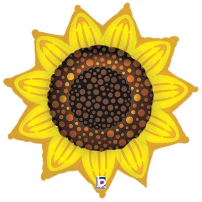 Betallic Foil Shape 107cm (42") Sunflower