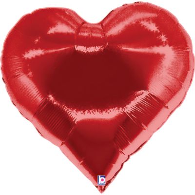 Betallic Foil Shape 76cm (30") Casino Heart