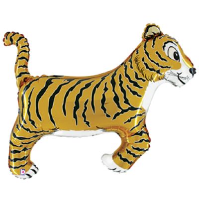 Betallic Foil Shape 105cm (41") Tiger 