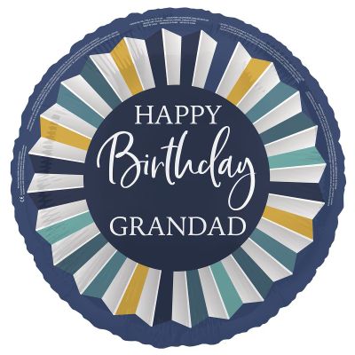 Unique Foil 45cm (18") Happy Birthday Grandad
