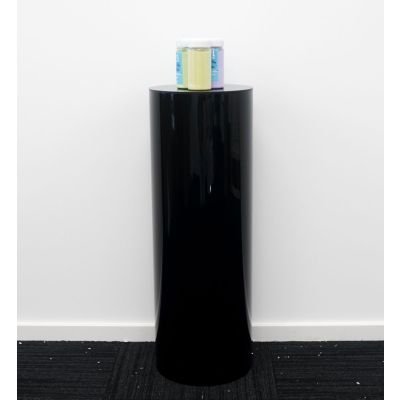Acrylic Cylinder Plinth (300mmD x 870mmH) Gloss Black