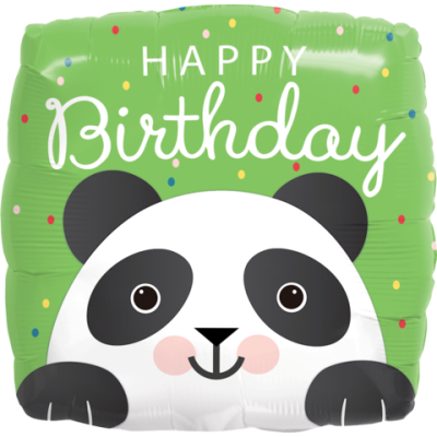 Qualatex Foil 45cm (18") Birthday Panda