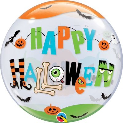 Qualatex Bubble 56cm (22") Halloween Fun Font