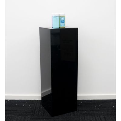 Acrylic Square Plinth (300 x 300 x 900mmH) Gloss Black