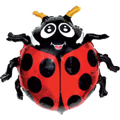 FM Foil Super Shape 76cm (30") Ladybug (unpackaged)