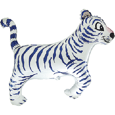 FM Foil Super Shape 90cm (36") Tiger White (unpackaged)