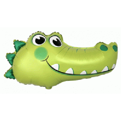 FM Micro Foil Shape Crocodile Head (17cm x 31cm) (Air Fill &amp; Unpackaged)
