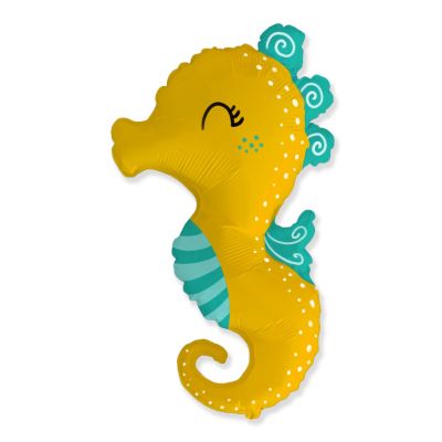 FM Foil Shape Seahorse (82cm x 52cm) (Unpackaged)