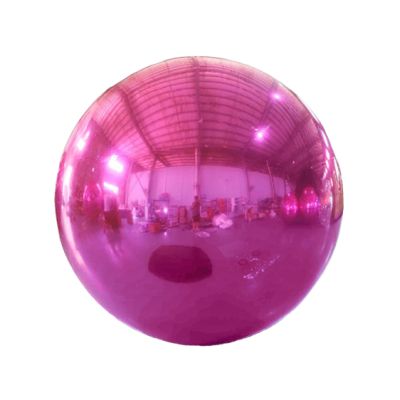PVC Loon Balls 90cm (35") Metallic Hot Pink