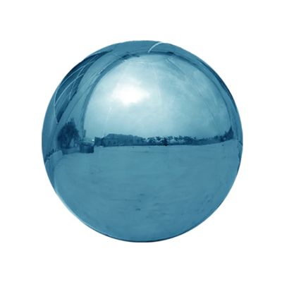 PVC Loon Balls 90cm (35") Metallic Light Blue