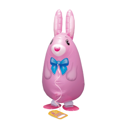 Osampo Walking Balloon Pink Rabbit (Unpackaged)