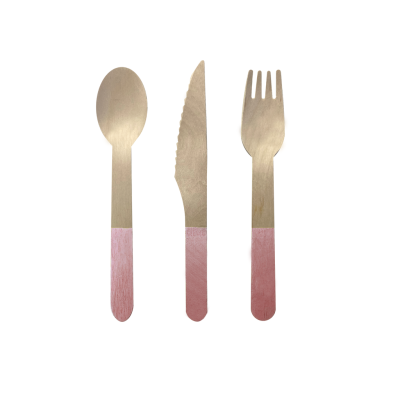 Five Star P30 Wooden Cutlery Set Rose