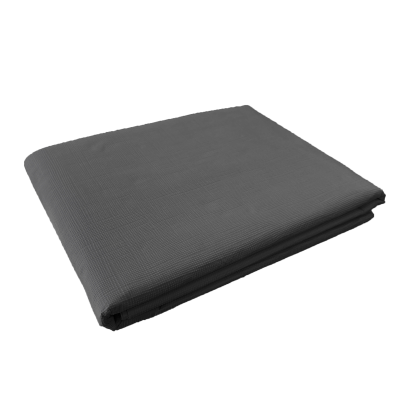 Five Star 2.7m Paper Luxe Rectangle Tablecover Black