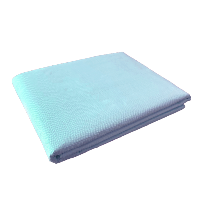 Five Star 2.7m Paper Luxe Rectangle Tablecover Pastel Blue