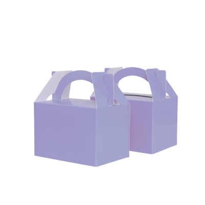 Five Star P10 Paper Mini Lunch Box Pastel Lilac