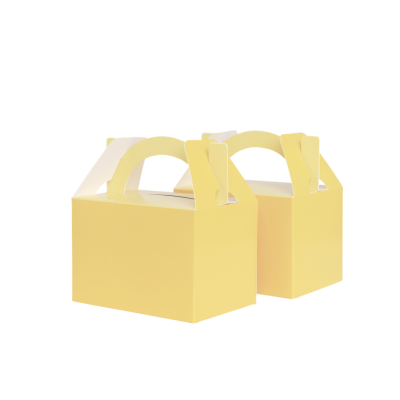 Five Star P10 Paper Mini Lunch Box Pastel Yellow