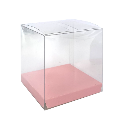 Five Star P10 Clear Favour Box Pastel Pink
