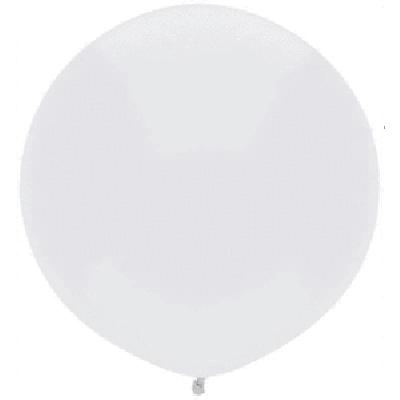 Qualatex Latex 50/43cm (17") BSA Round Outdoor Bright White